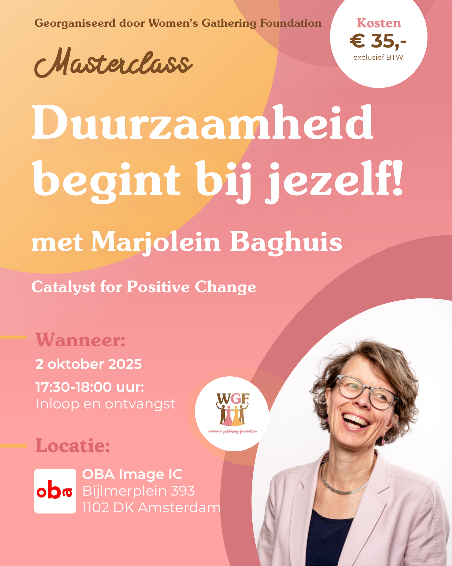 masterclass duurzaamheid begint bij jezelf
